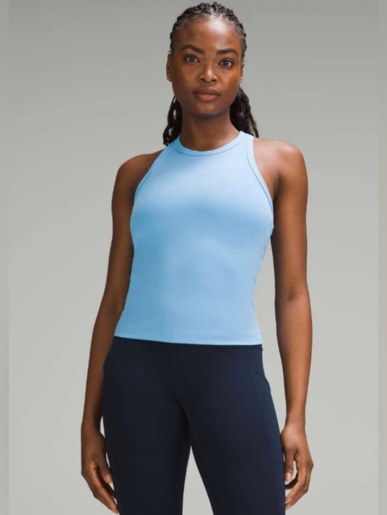 lululemon athletica Tops - Lululemon Align Waist-Length Racerback Tank Top Aero Blue